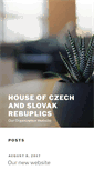 Mobile Screenshot of houseofczechandslovakrepublics.org